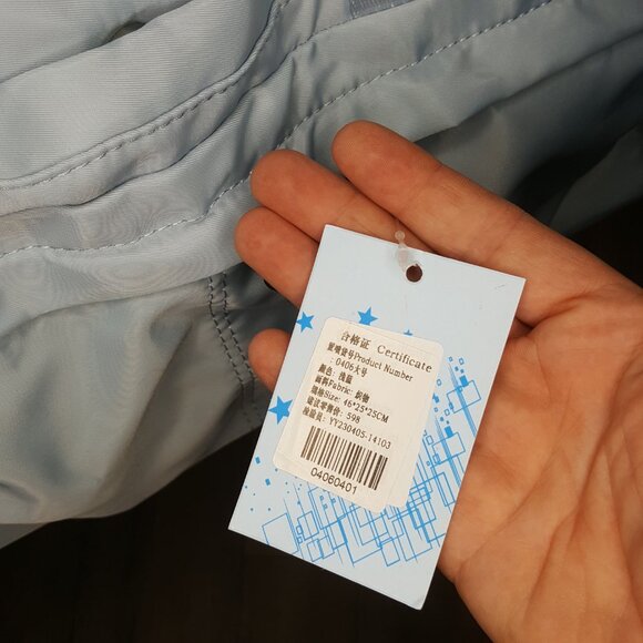 Light Blue Gym Bag- NWT - Picture 2 of 6